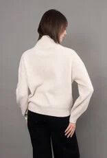 RD Quinlan Shawl Neck Sweater - Sea Pearl