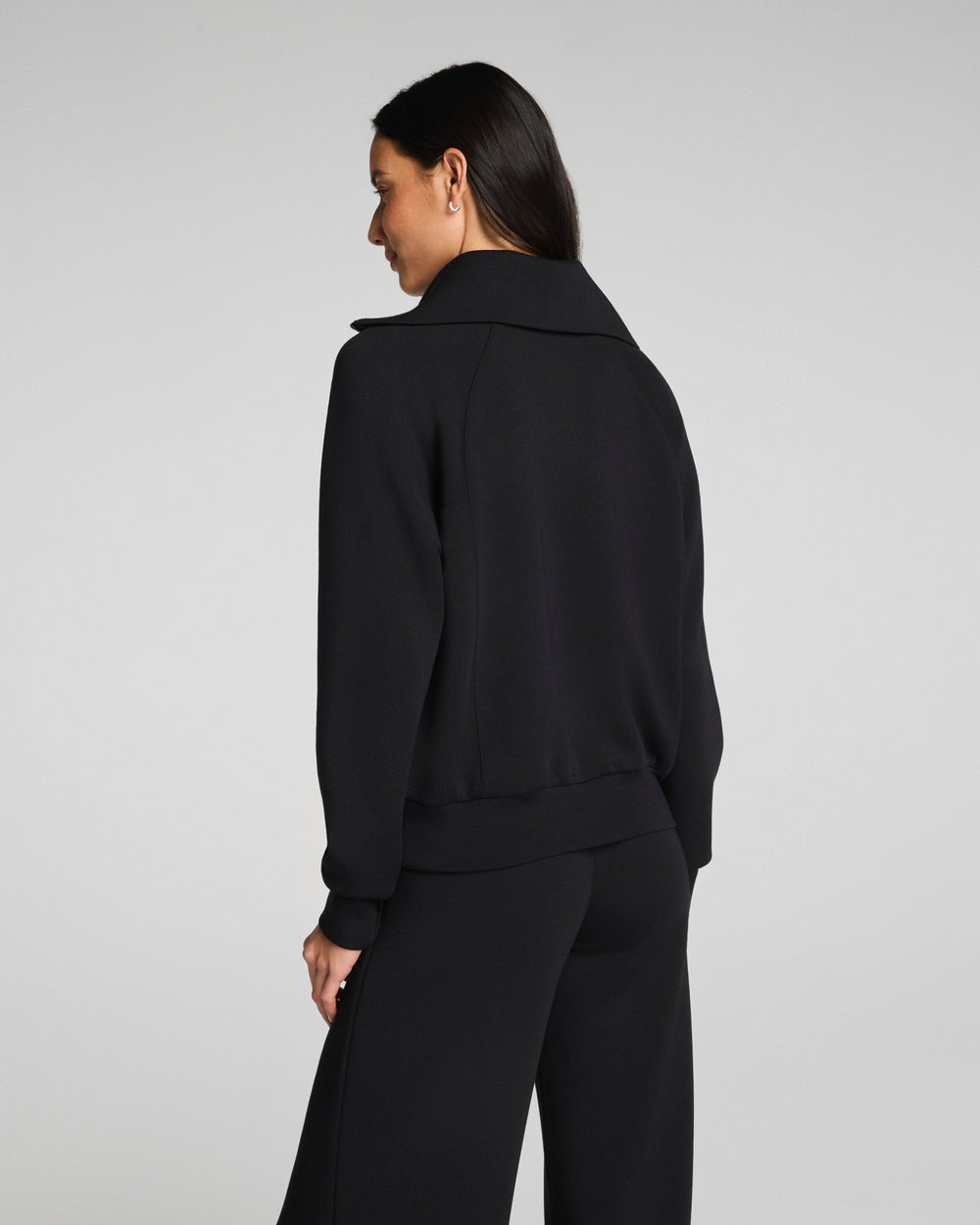 Spanx AirEssentials Half Zip - Black