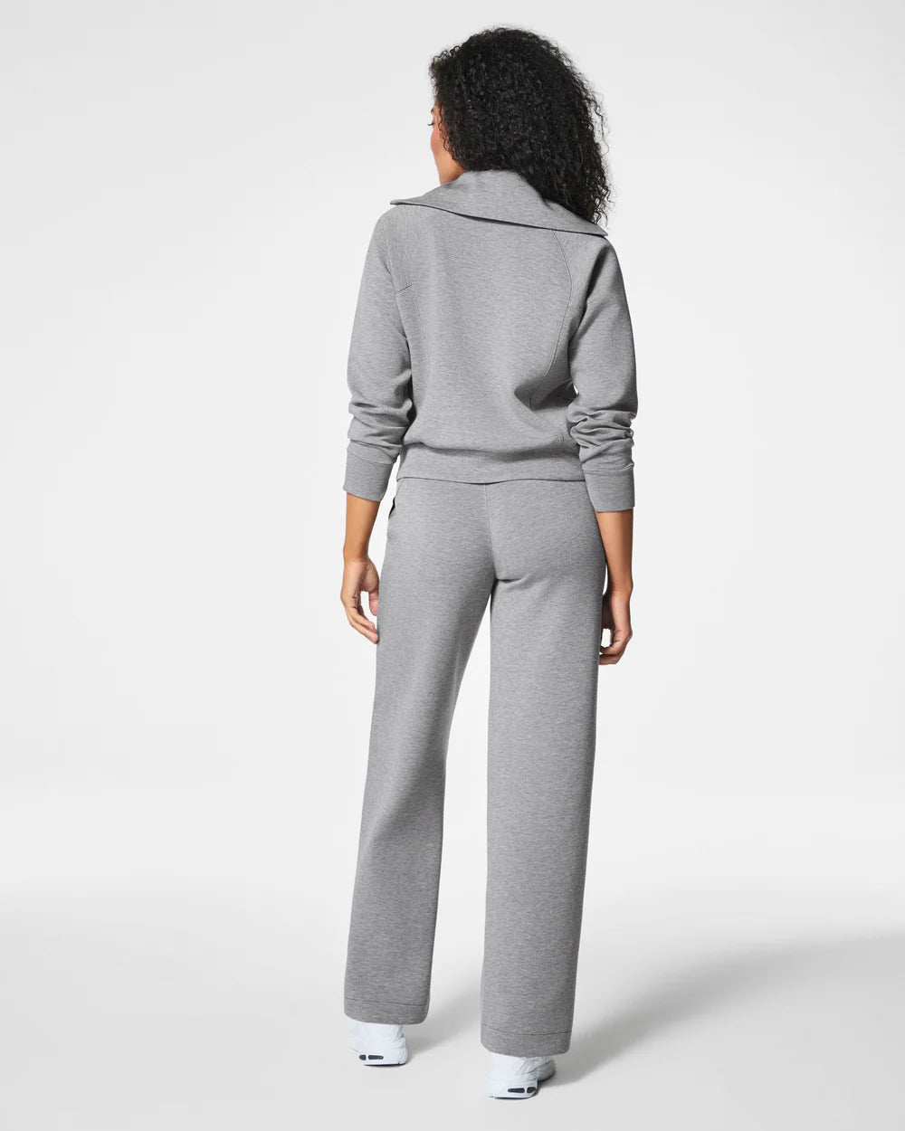 Spanx AirEssentials Half Zip - Grey Heather Sleepwear - Other Sleepwear - Loungewear by Spanx | Grace the Boutique