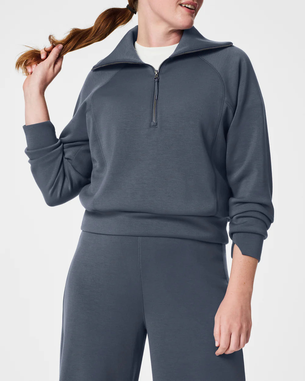 Spanx AirEssentials Half Zip - Storm