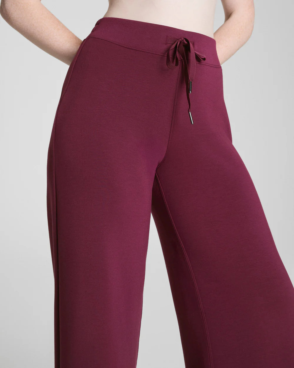 Spanx AirEssentials Wide Leg Pant - Plum Berry