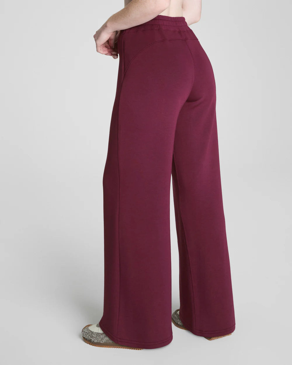 Spanx AirEssentials Wide Leg Pant - Plum Berry