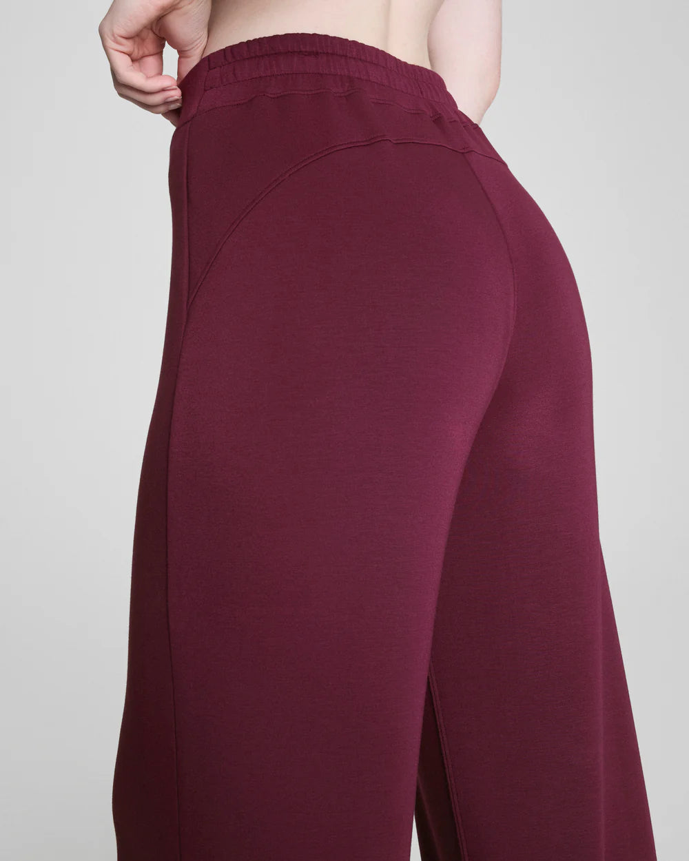 Spanx AirEssentials Wide Leg Pant - Plum Berry