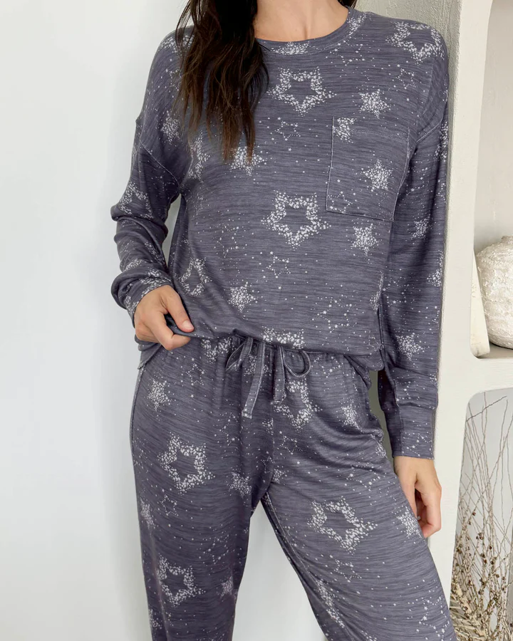 Splendid Marna Jersey Set - Starry Night Sleepwear - Pajamas by Splendid | Grace the Boutique