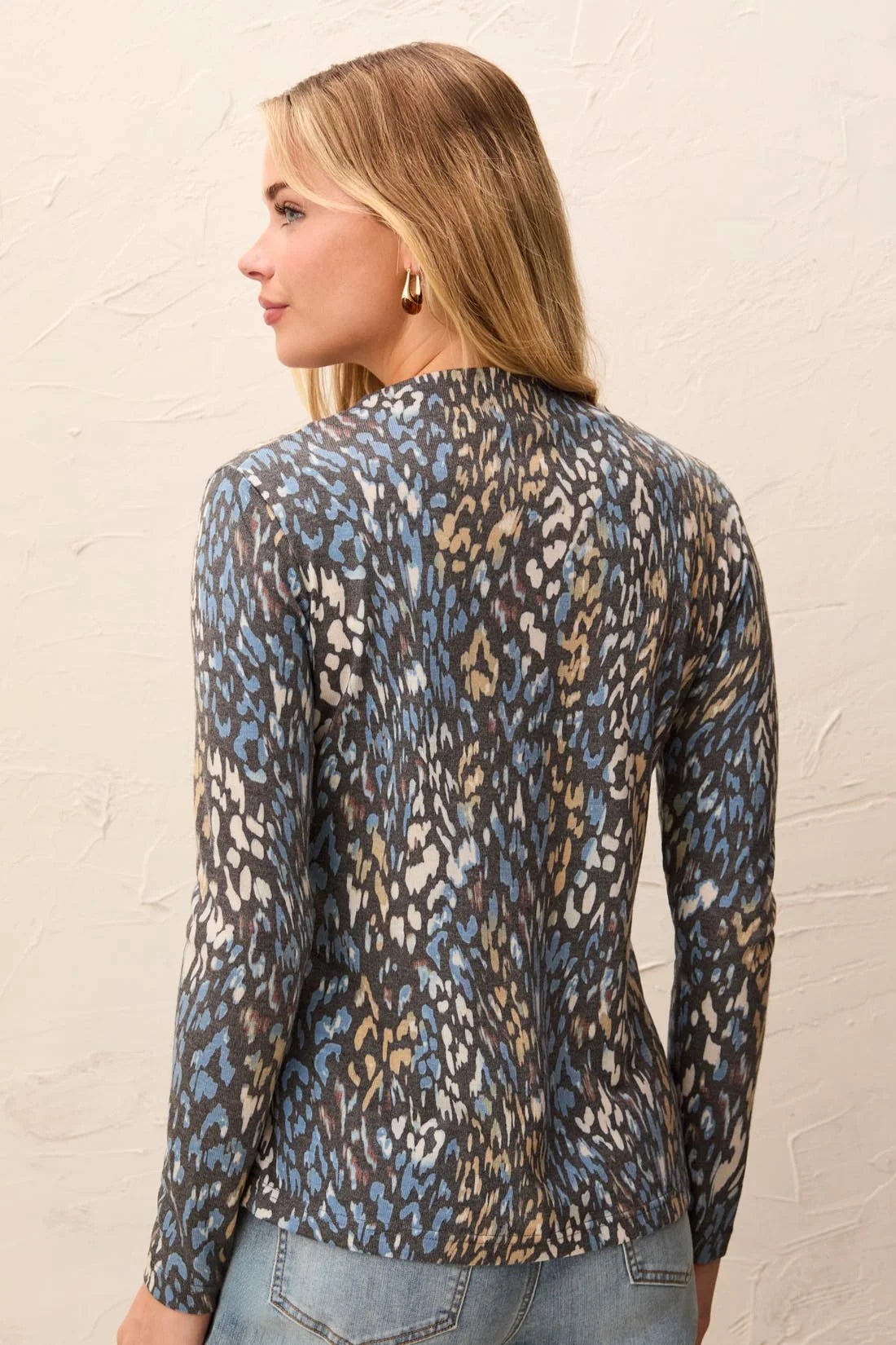 Tribal Georgia Top - Satin Sky