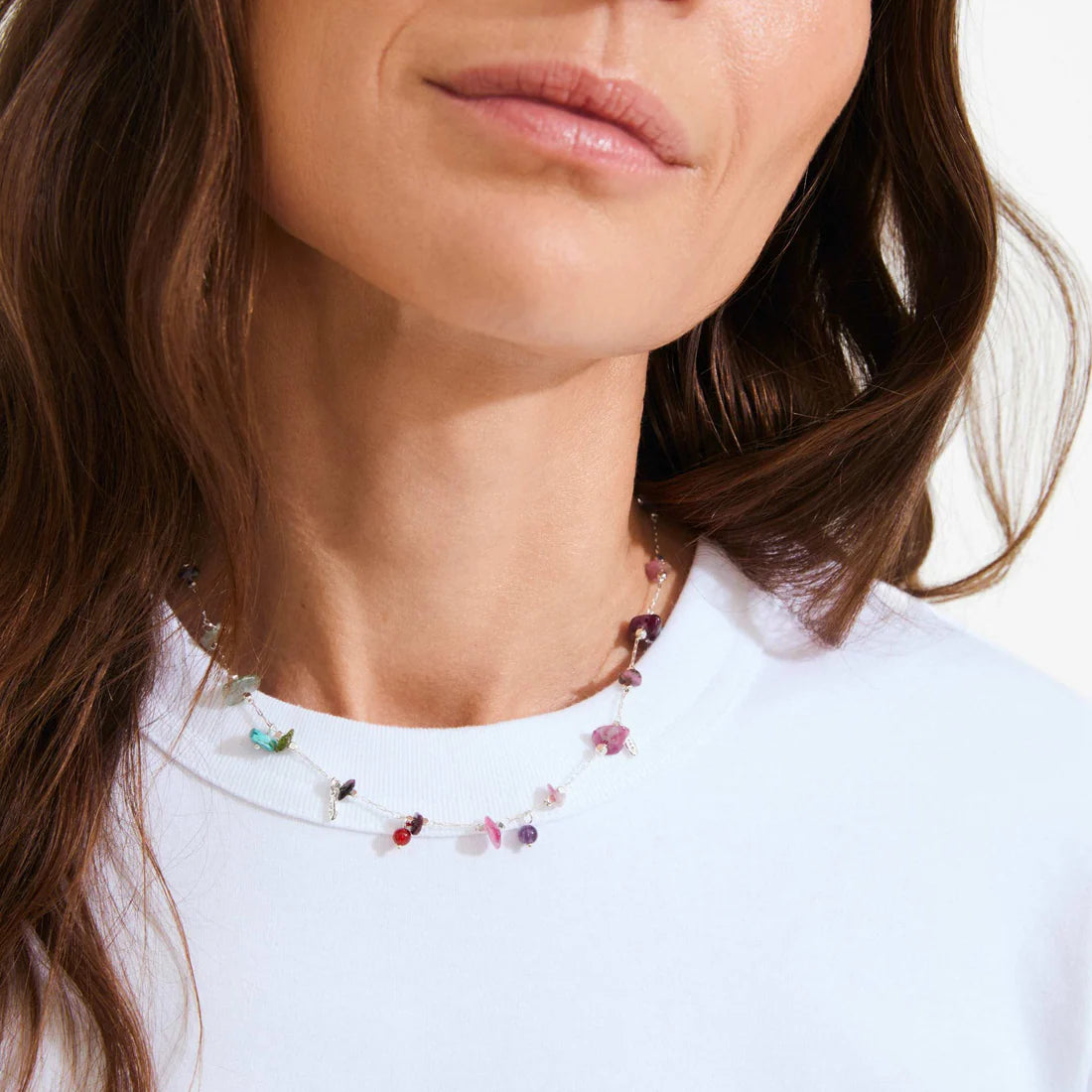 Pilgrim Here Necklace - Silver