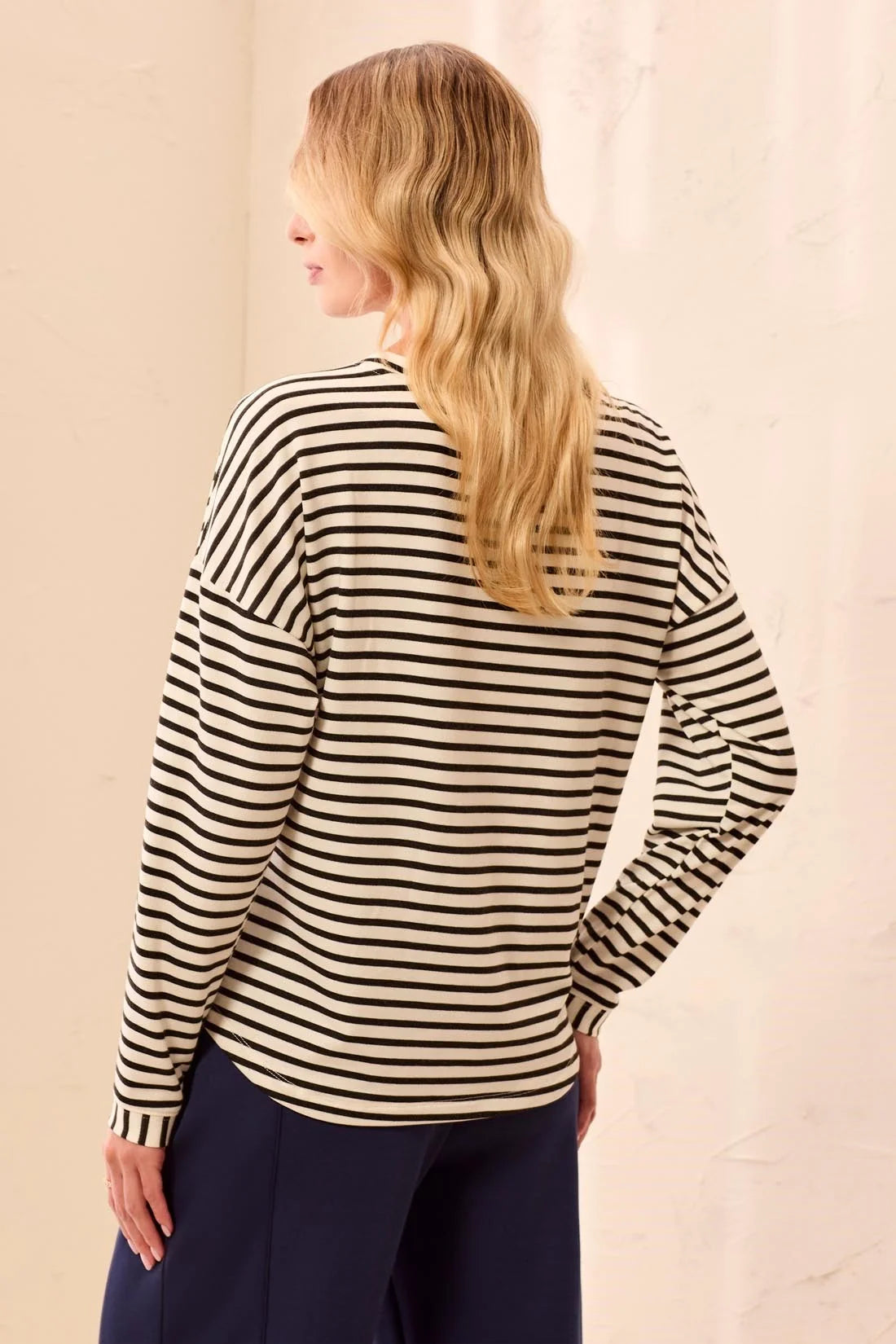 Tribal Kylie Long Sleeved Tee - Black