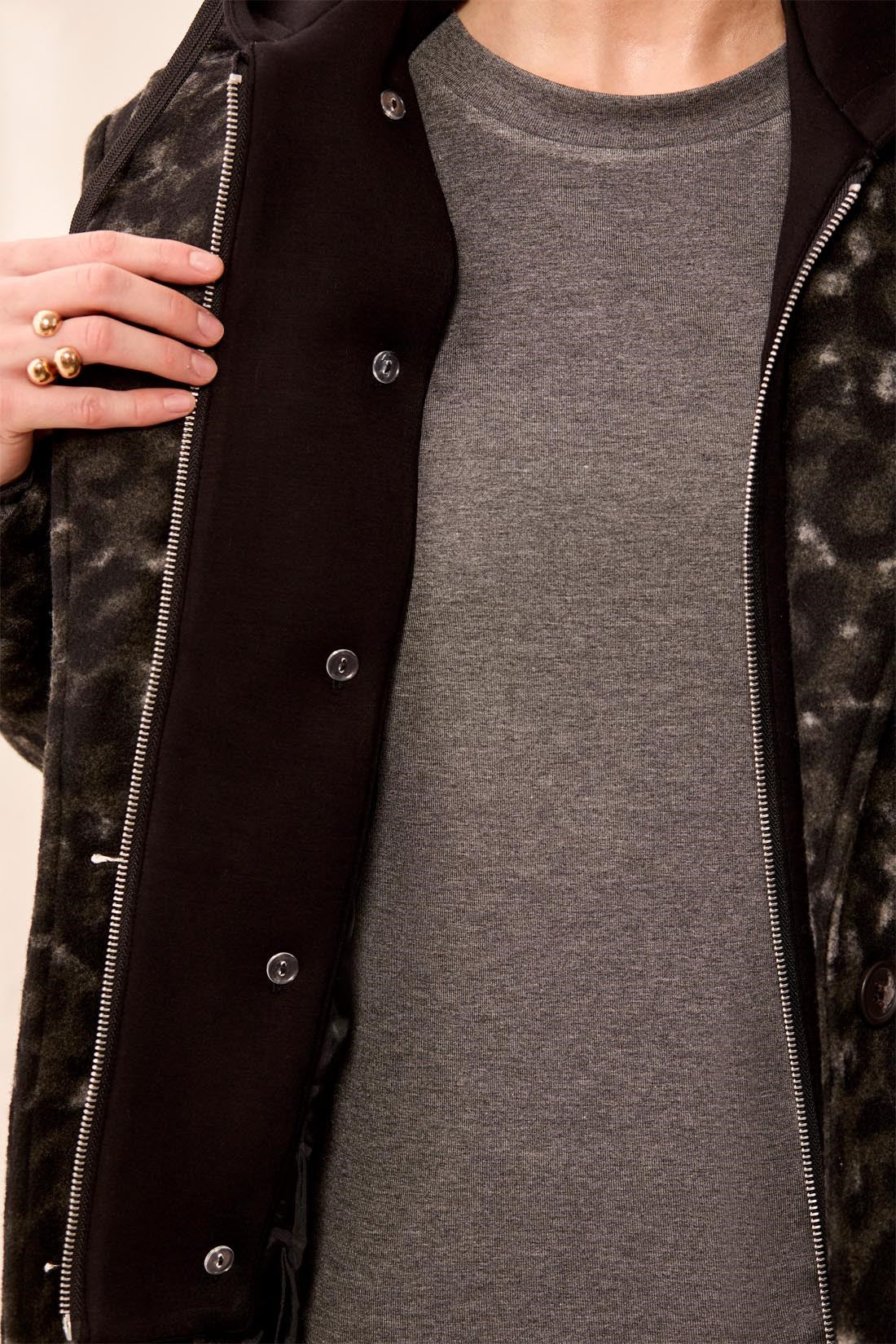 Tribal Fooler Coat - Steel
