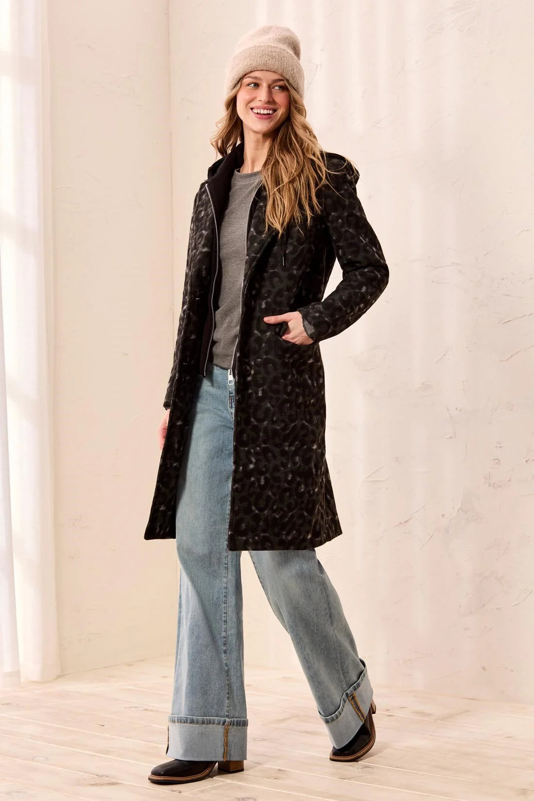 Tribal Fooler Coat - Steel