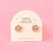 Sunshine Studios Holiday Bow Earrings - Silver Accessories - Jewelry - Earrings by Sunshine Studios | Grace the Boutique