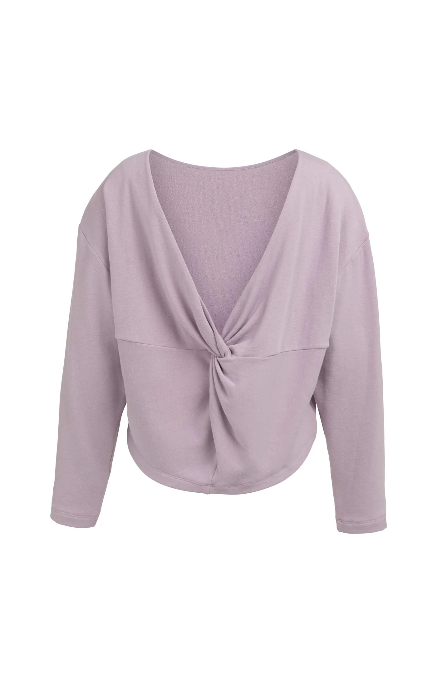 Yaya Knot Back Sweatshirt - Iris