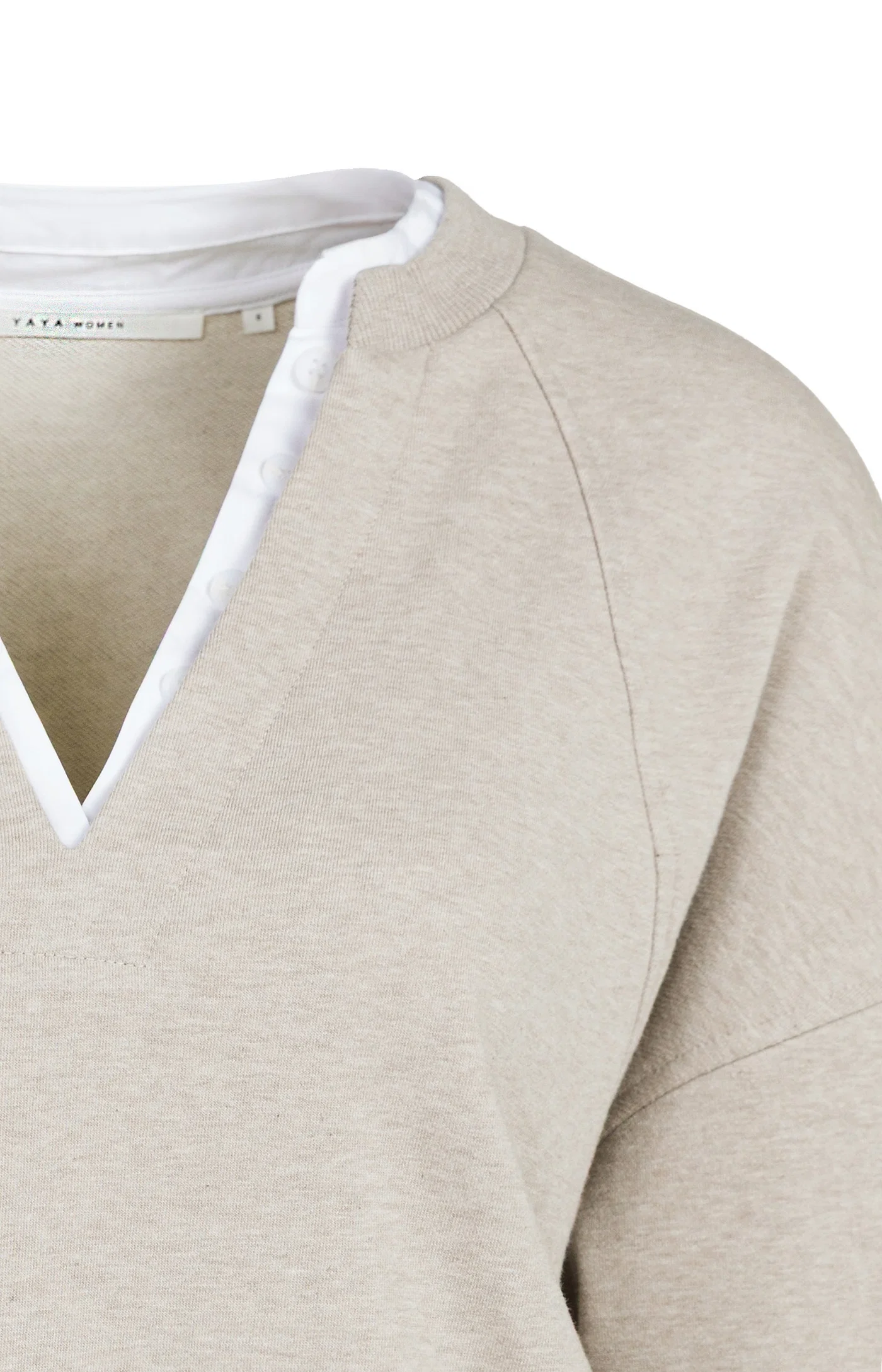 Yaya Fooler Sweatshirt - Cashmere Grey