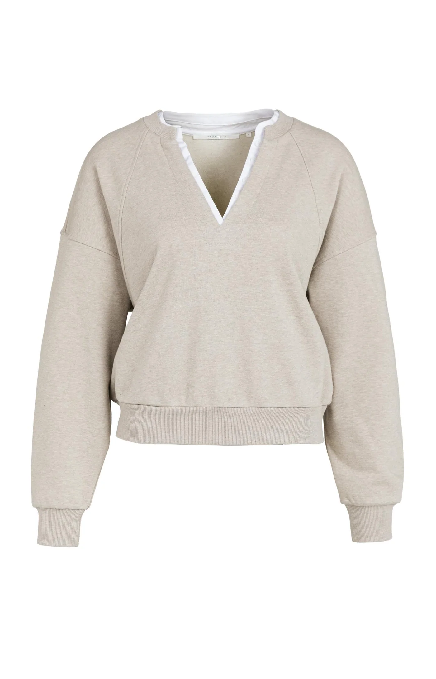 Yaya Fooler Sweatshirt - Cashmere Grey