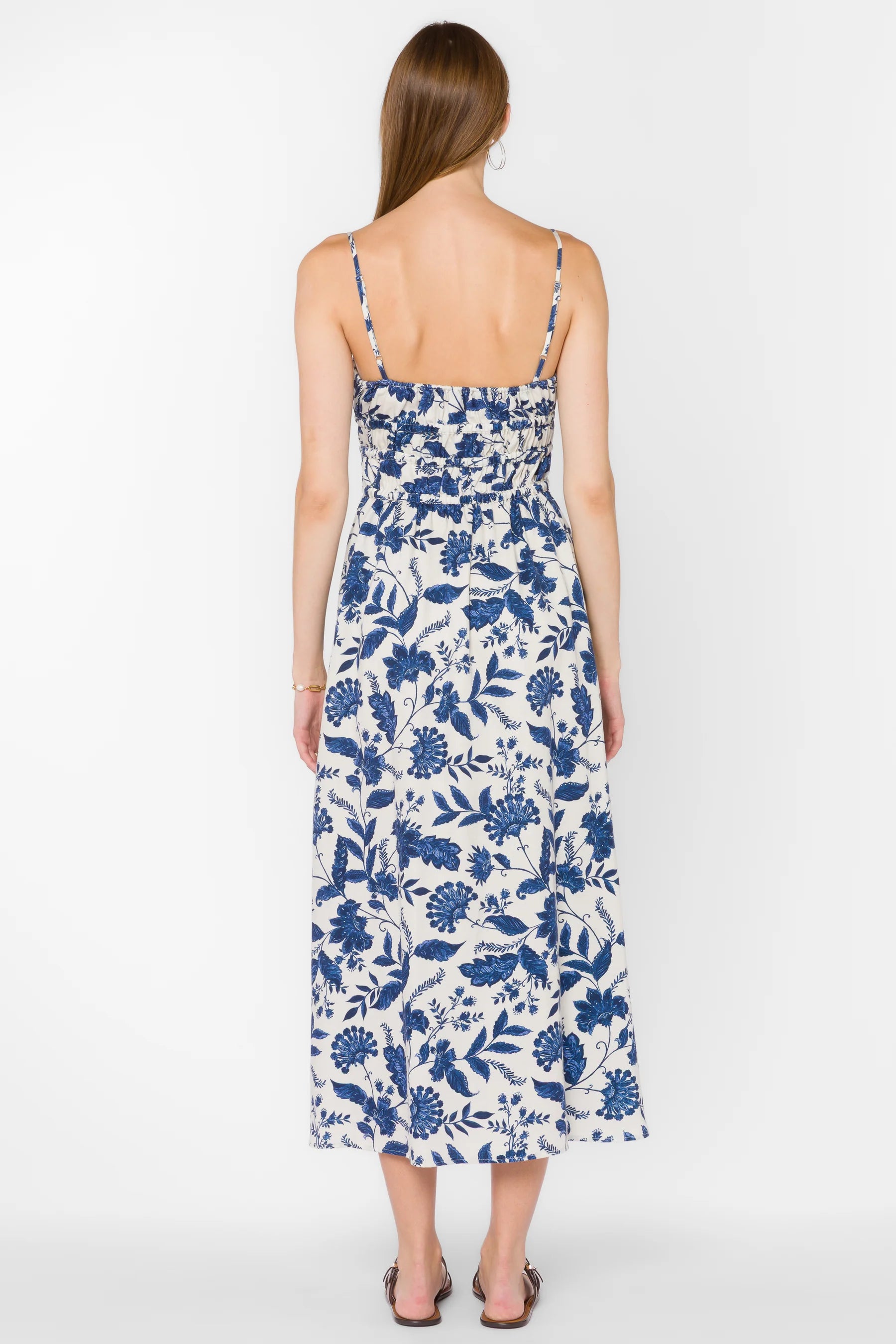 Velvet Heart Tanella Dress - Blue Jacobean