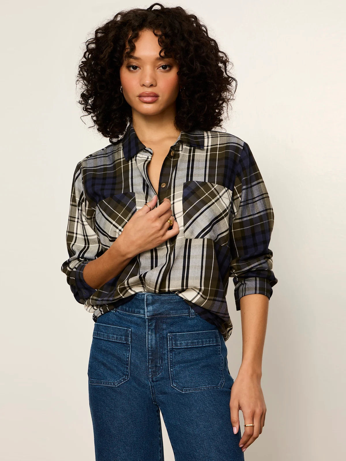 Sanctuary City Plaid Shirt - True Green