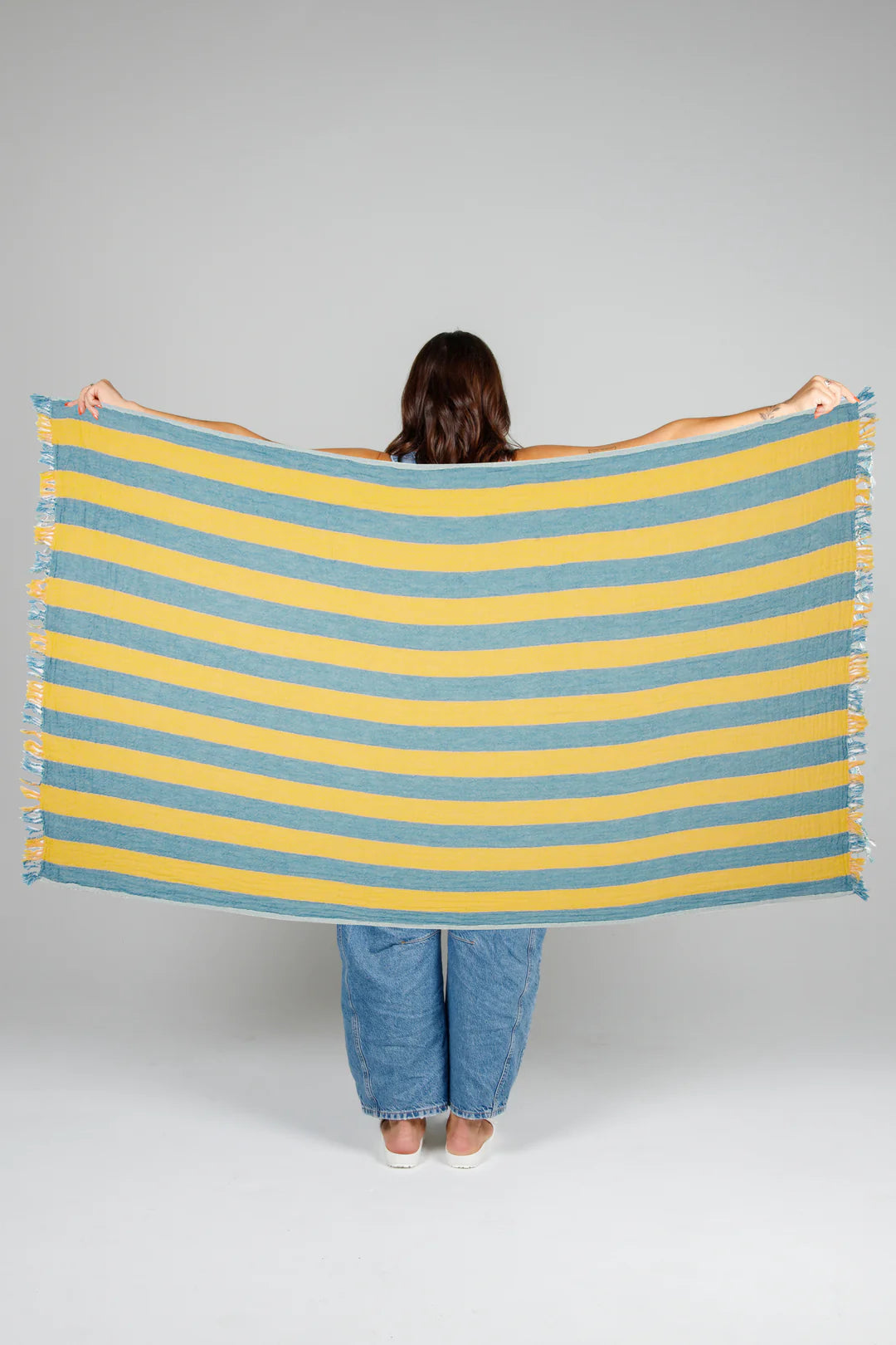 Tofino Towel Co. The Banks Gauze Muslin Towel - Mint Mix