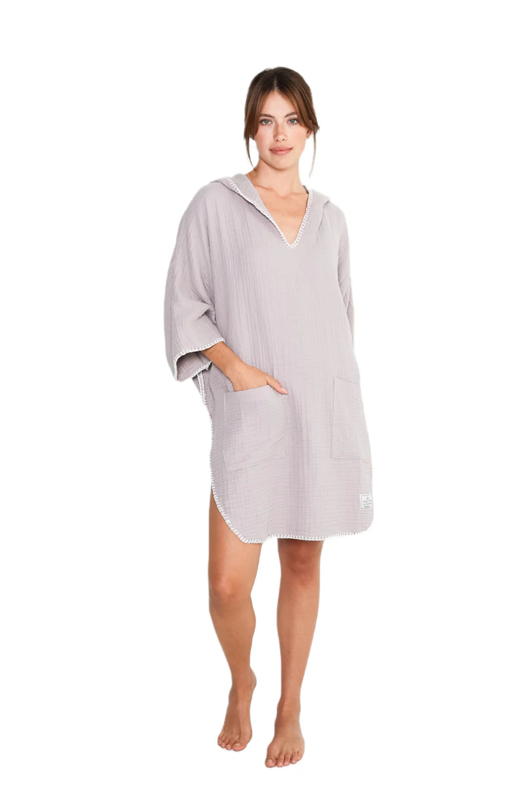 Tofino Towel Co. The Cocoon Poncho - Lilac