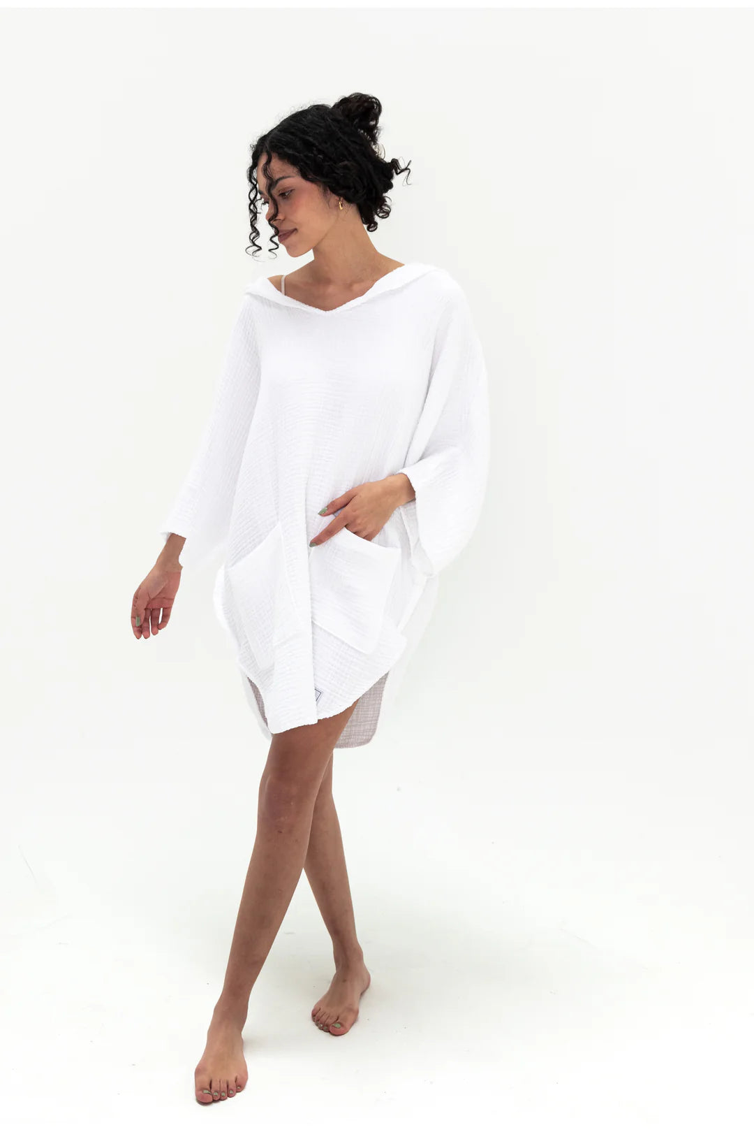 Tofino Towel Co. The Cocoon Poncho - Seashell