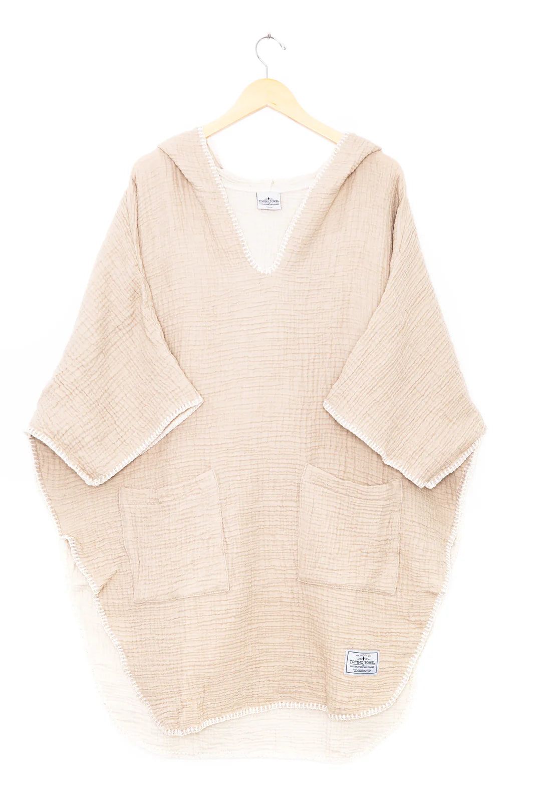 Tofino Towel Co. The Cocoon Poncho - Tan