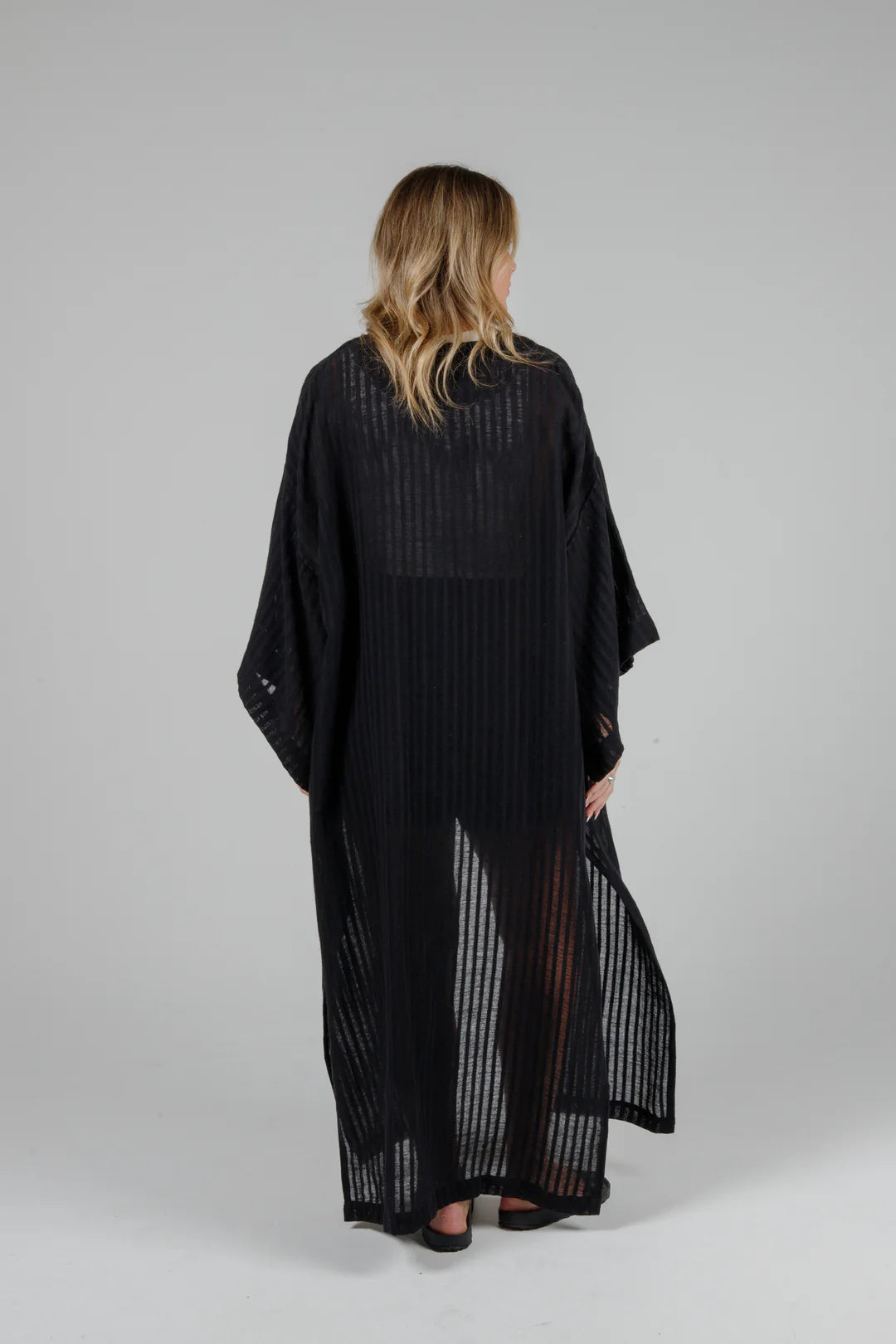 Tofino Towel Co. The Posey Open Coverup - Black