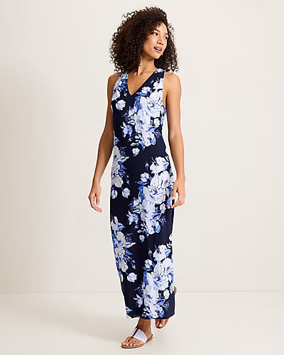 Tommy Bahama Carmela Breezy Blooms Maxi Dress - Coastline