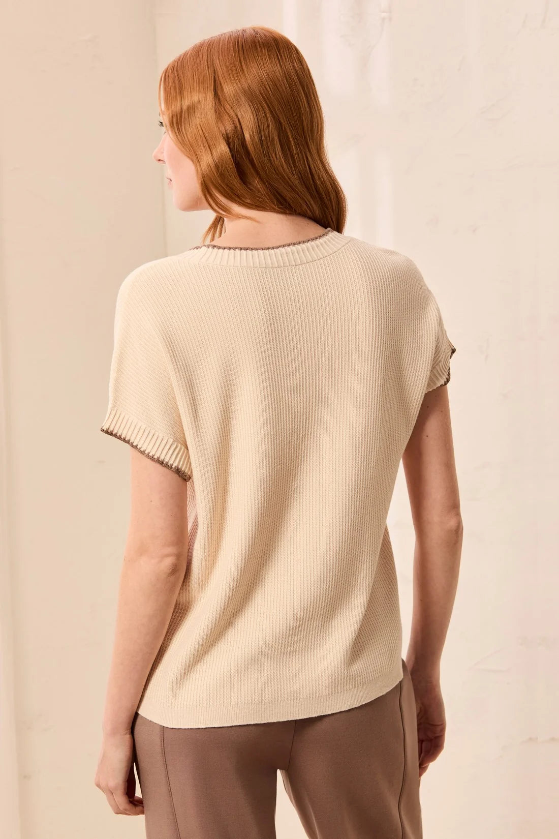 Tribal Sweater Tee - Moonstone