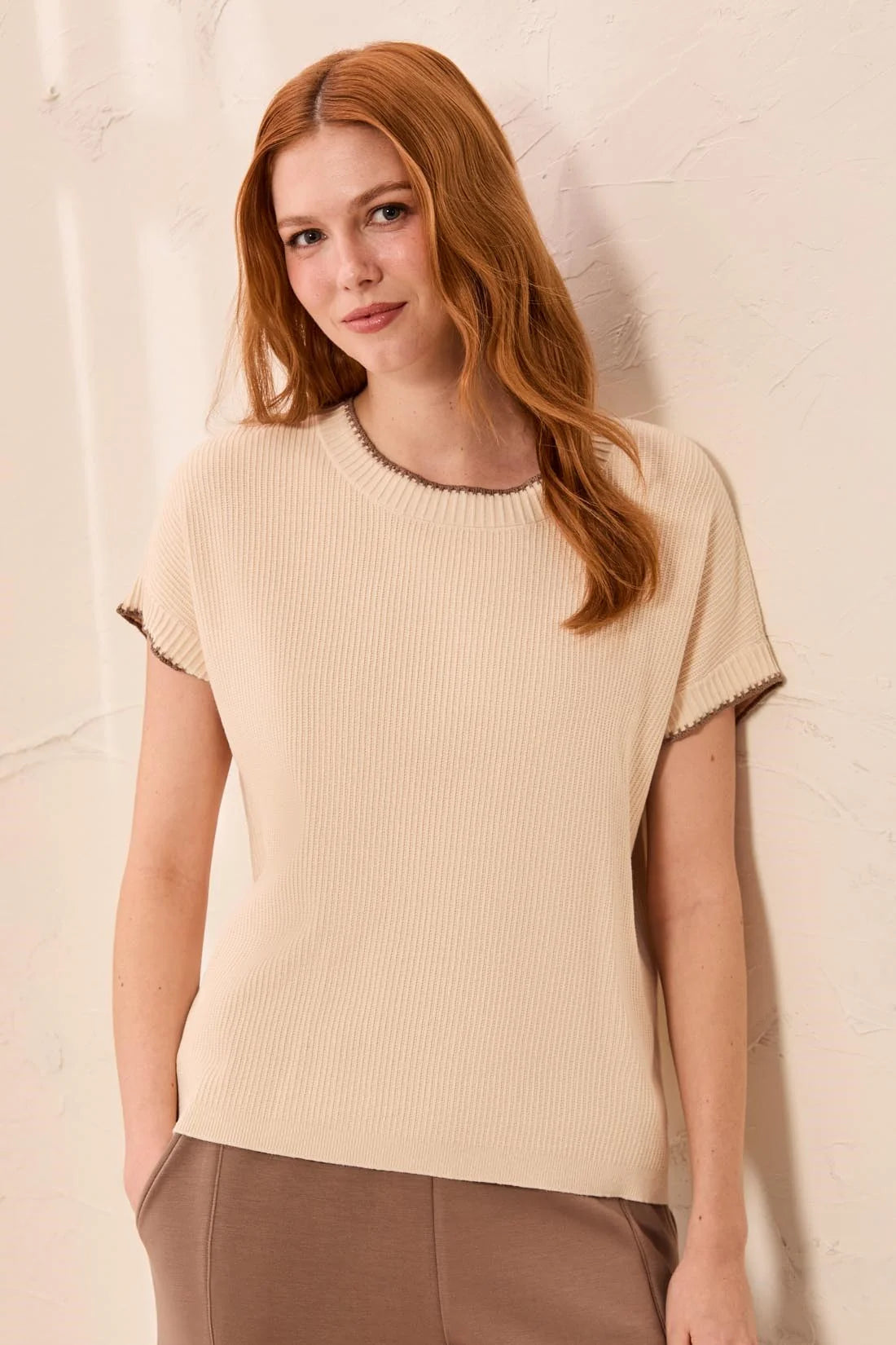 Tribal Sweater Tee - Moonstone