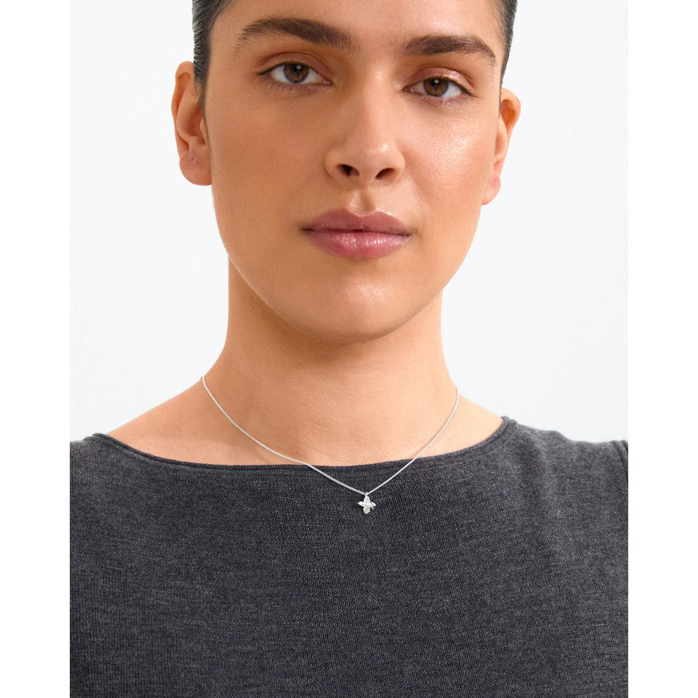 Pilgrim Trace Necklace - Silver