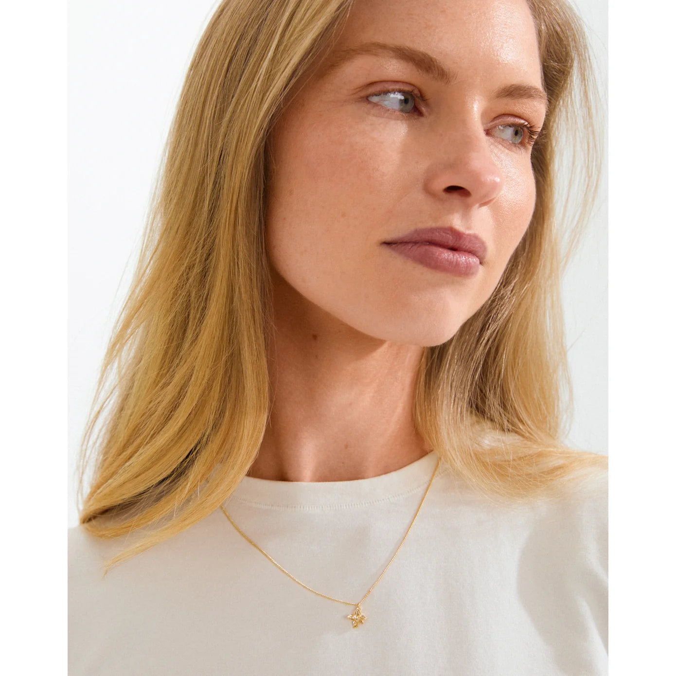 Pilgrim Trace Necklace - Gold