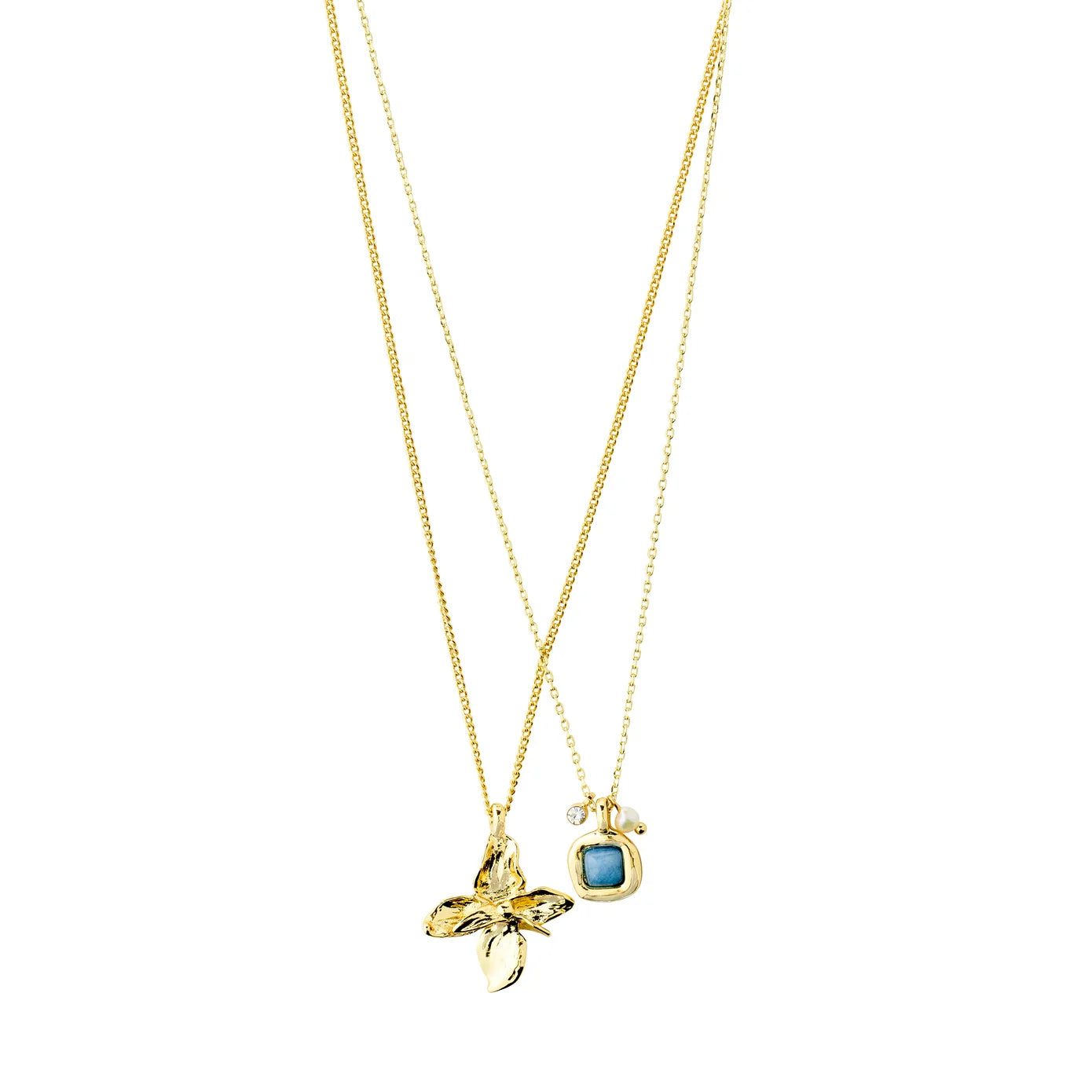 Pilgrim Trace 2-in-1 Necklace Set - Gold