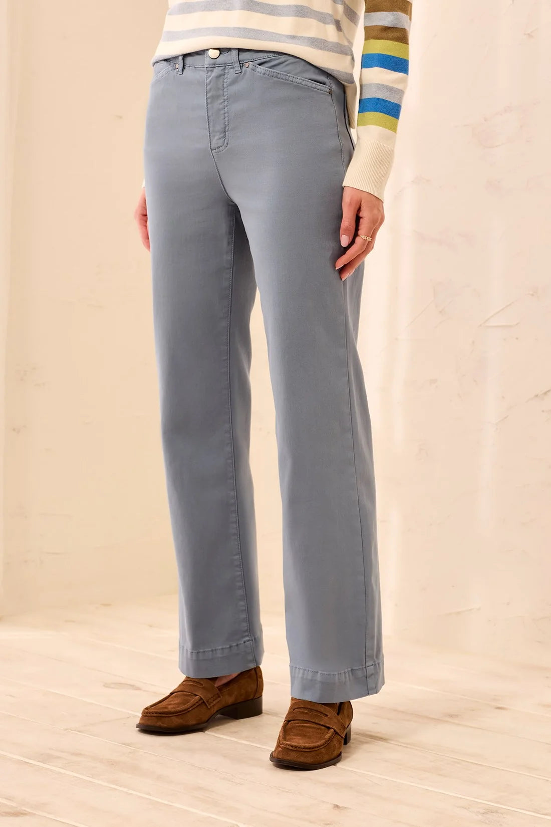 Tribal 5 Pocket Pant - Blue Fog