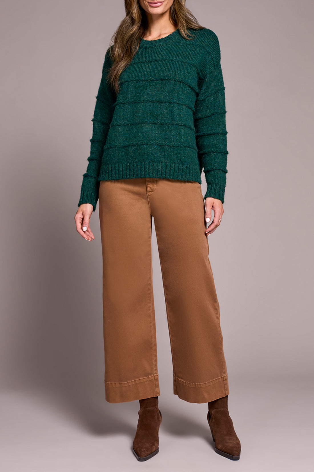 Tribal Alice Crew Neck Sweater - Opal Green