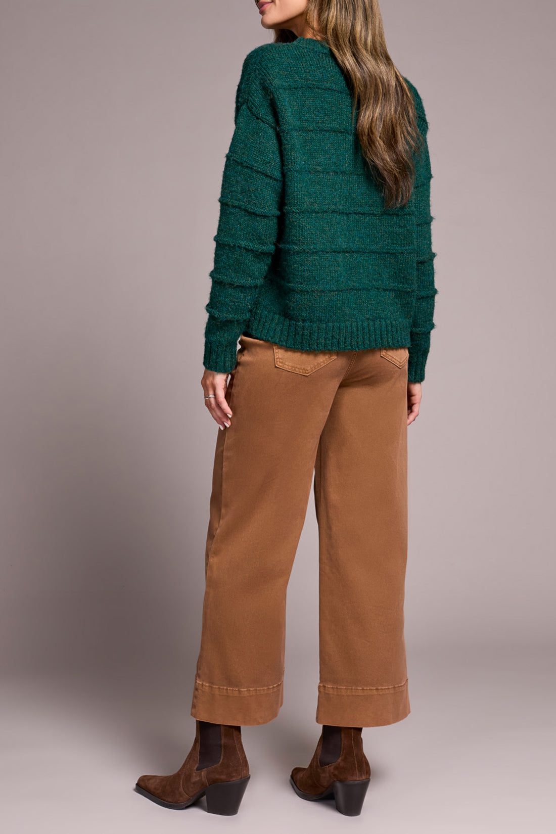 Tribal Alice Crew Neck Sweater - Opal Green