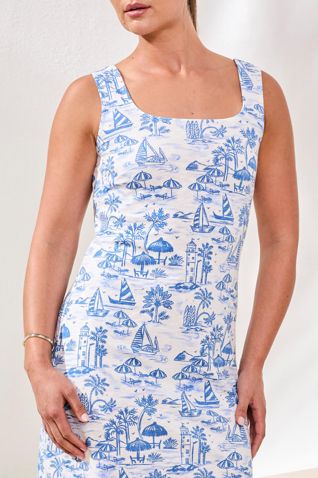 Tribal Anais Dress - White