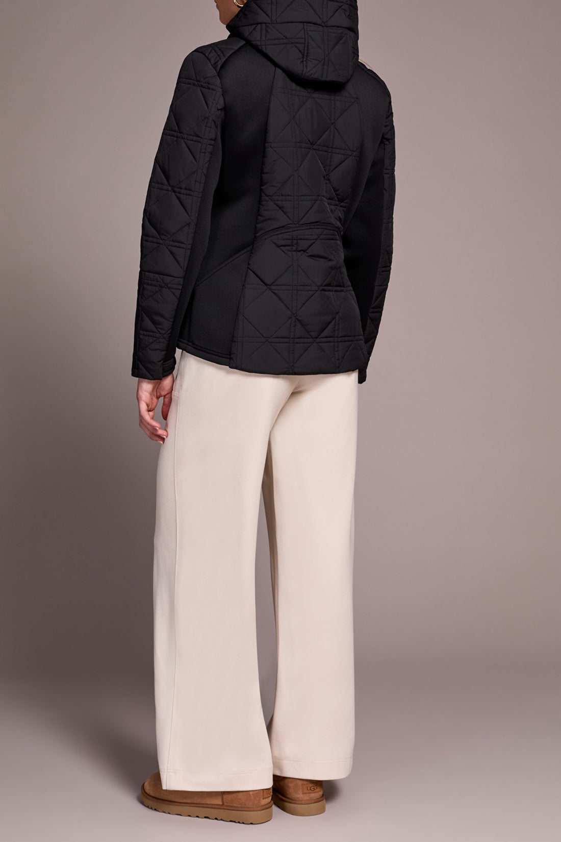 Tribal Andrea Puffer Coat - Black