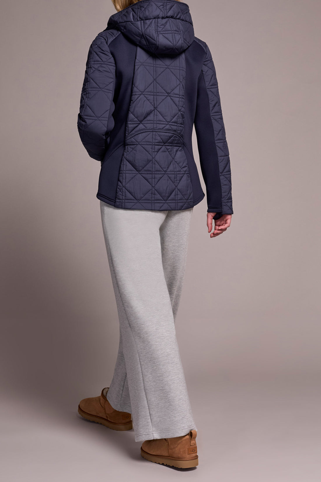 Tribal Andrea Puffer Coat - Sapphire