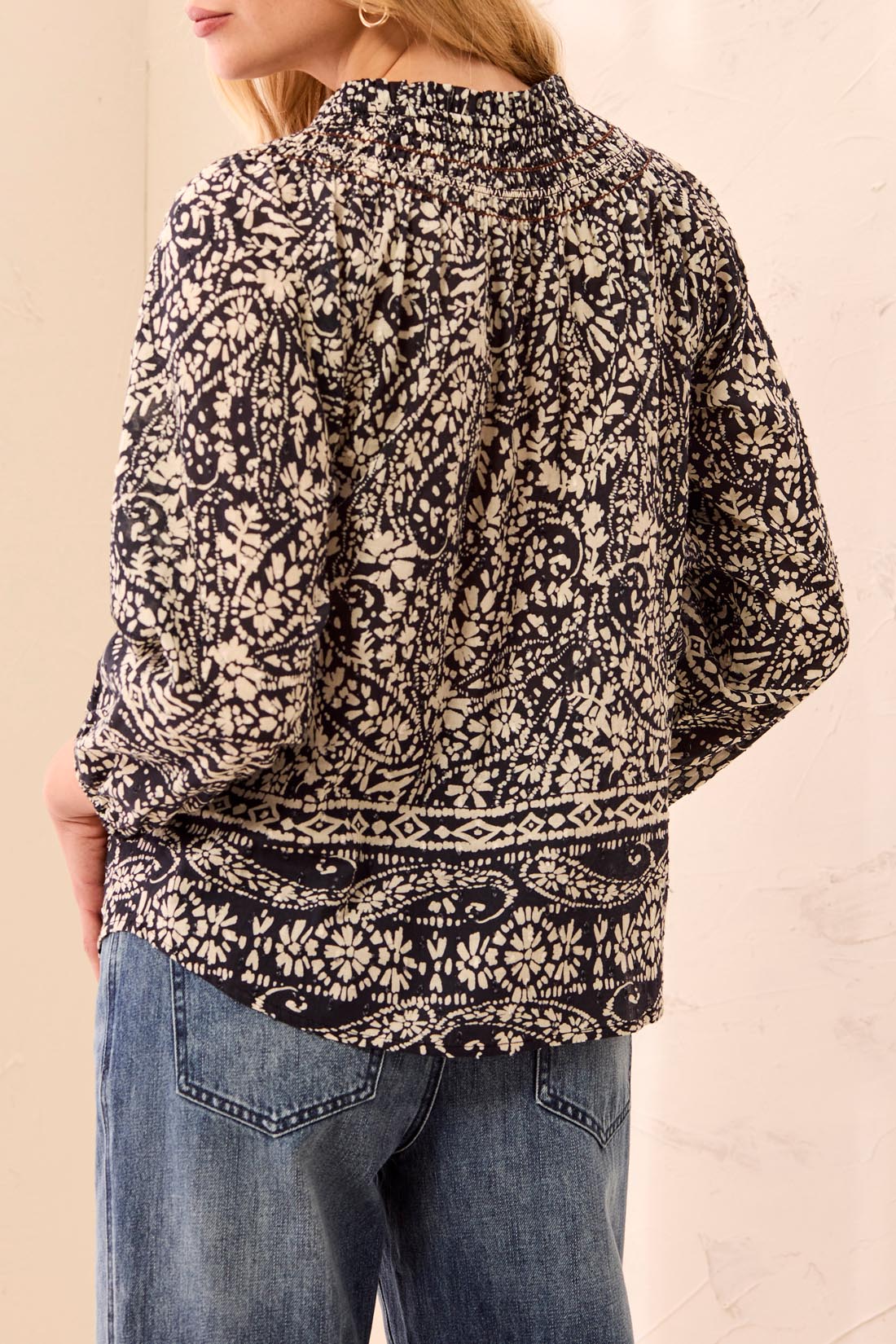 Tribal Anna Blouse - Black