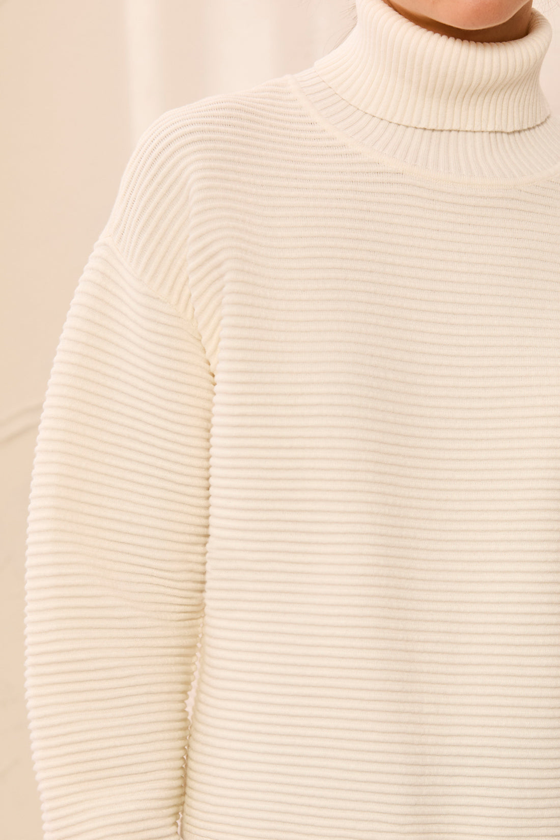 Tribal Aria Turtleneck - Cream