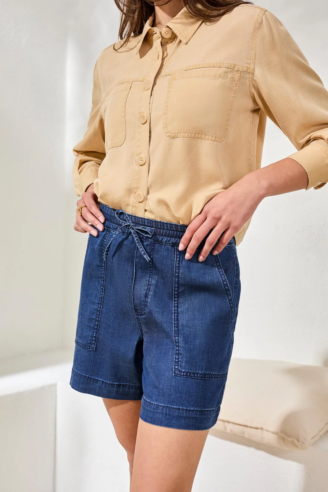 Tribal Audrey Jogger Short - Seahaven