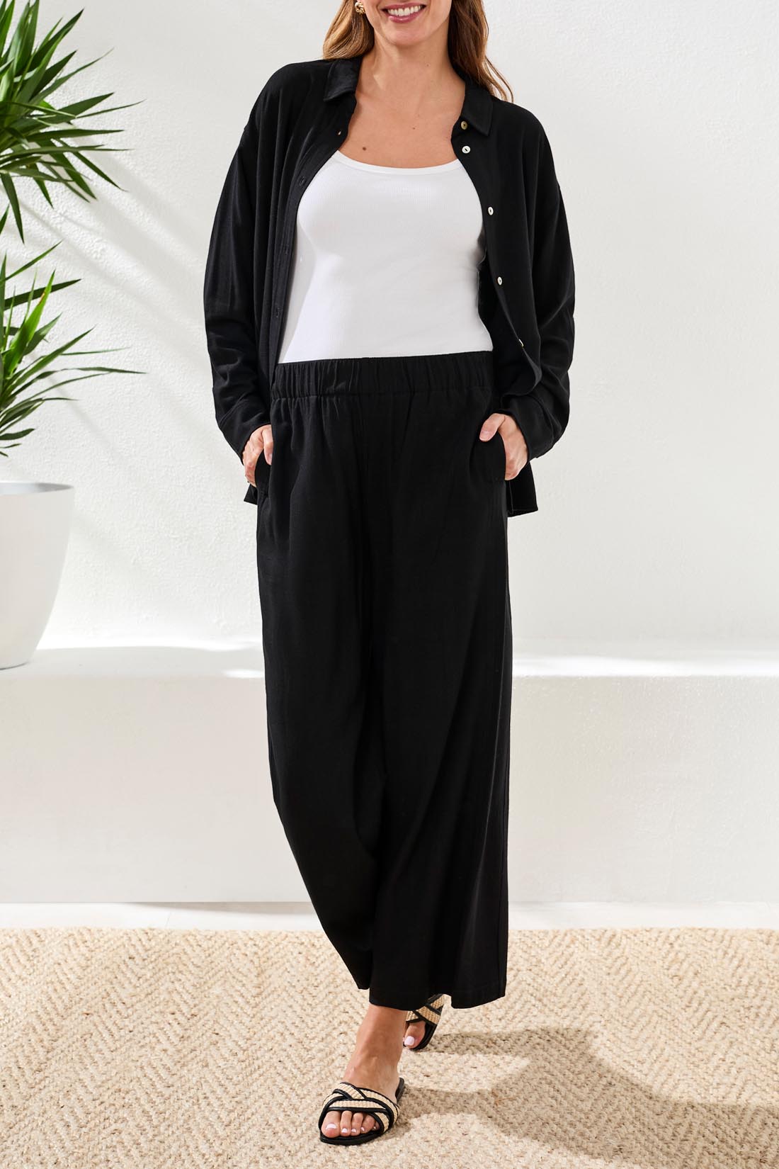 Tribal Ava Pants - Black