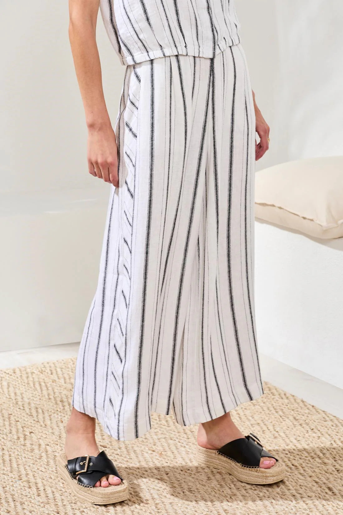 Tribal Cali Pant - White/Black