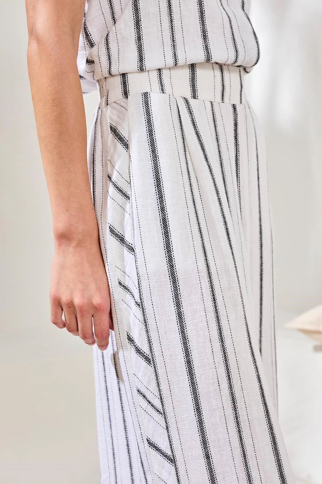 Tribal Cali Pant - White/Black