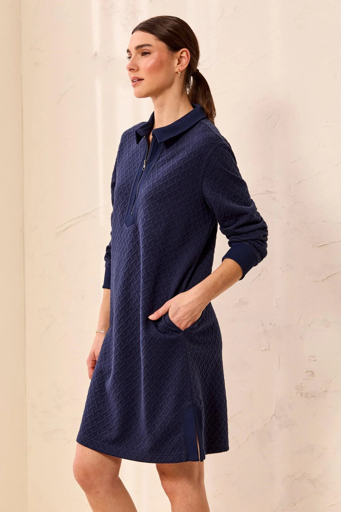 Tribal Cassie Dress - Jet Blue