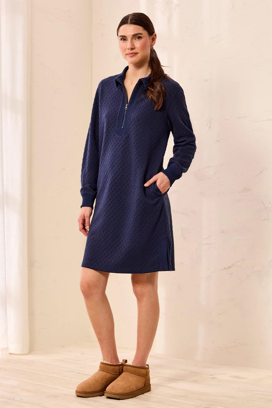 Tribal Cassie Dress - Jet Blue