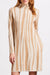 Tribal Charlie Funnel Neck Dress - Beige Clothing - Dresses + Jumpsuits - Dresses - Short Dresses by Tribal | Grace the Boutique