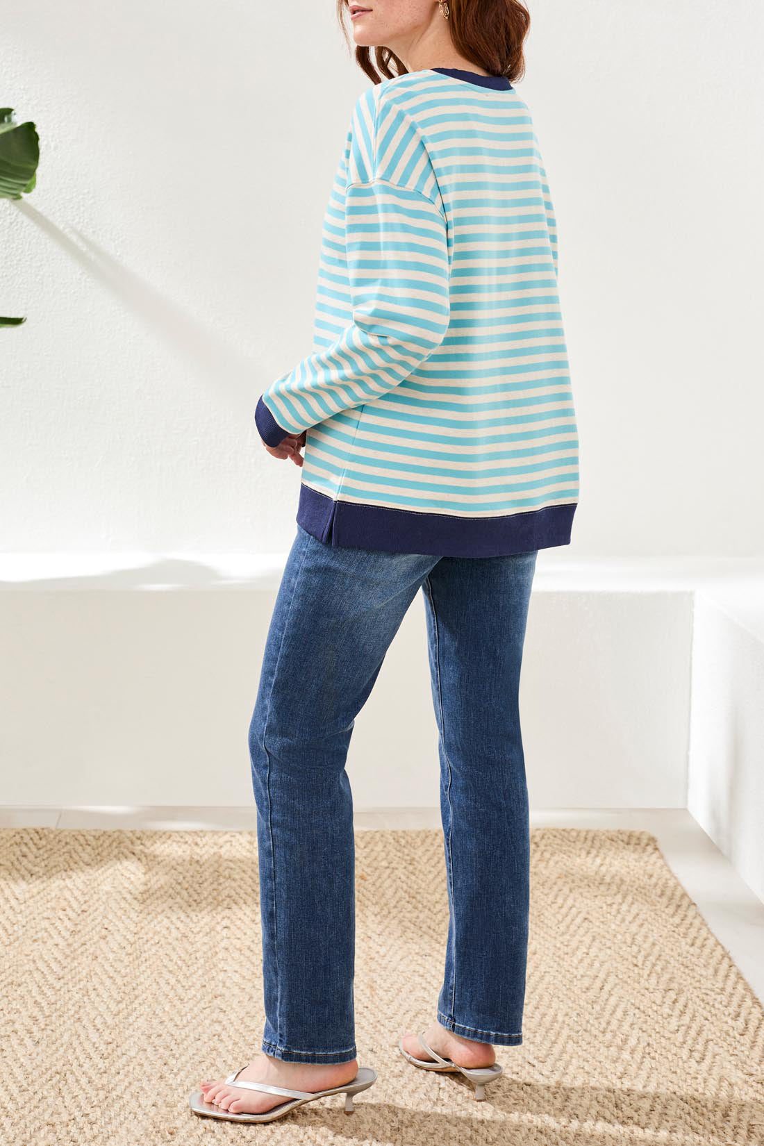 Tribal Charlie Sweatshirt - Aqua Sky