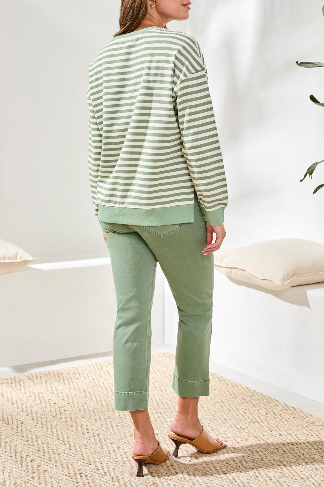 Tribal Charlie Sweatshirt - Moss