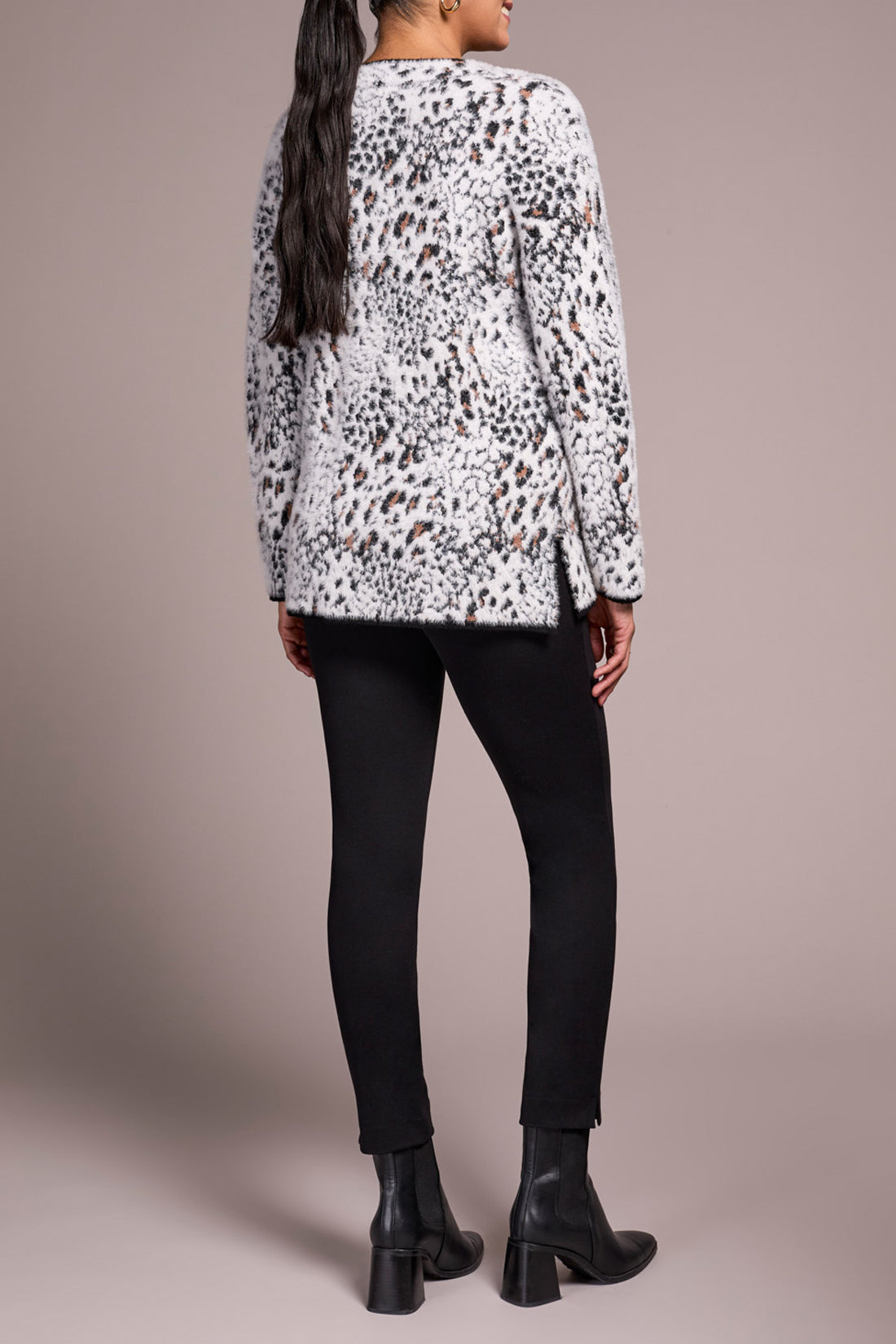 Tribal Charlotte V-Neck Sweater - Moonstone