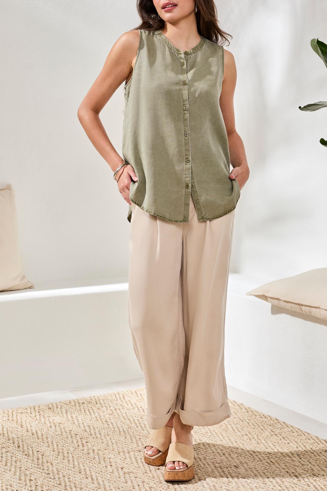 Tribal Cindy Blouse - Cactus Clay