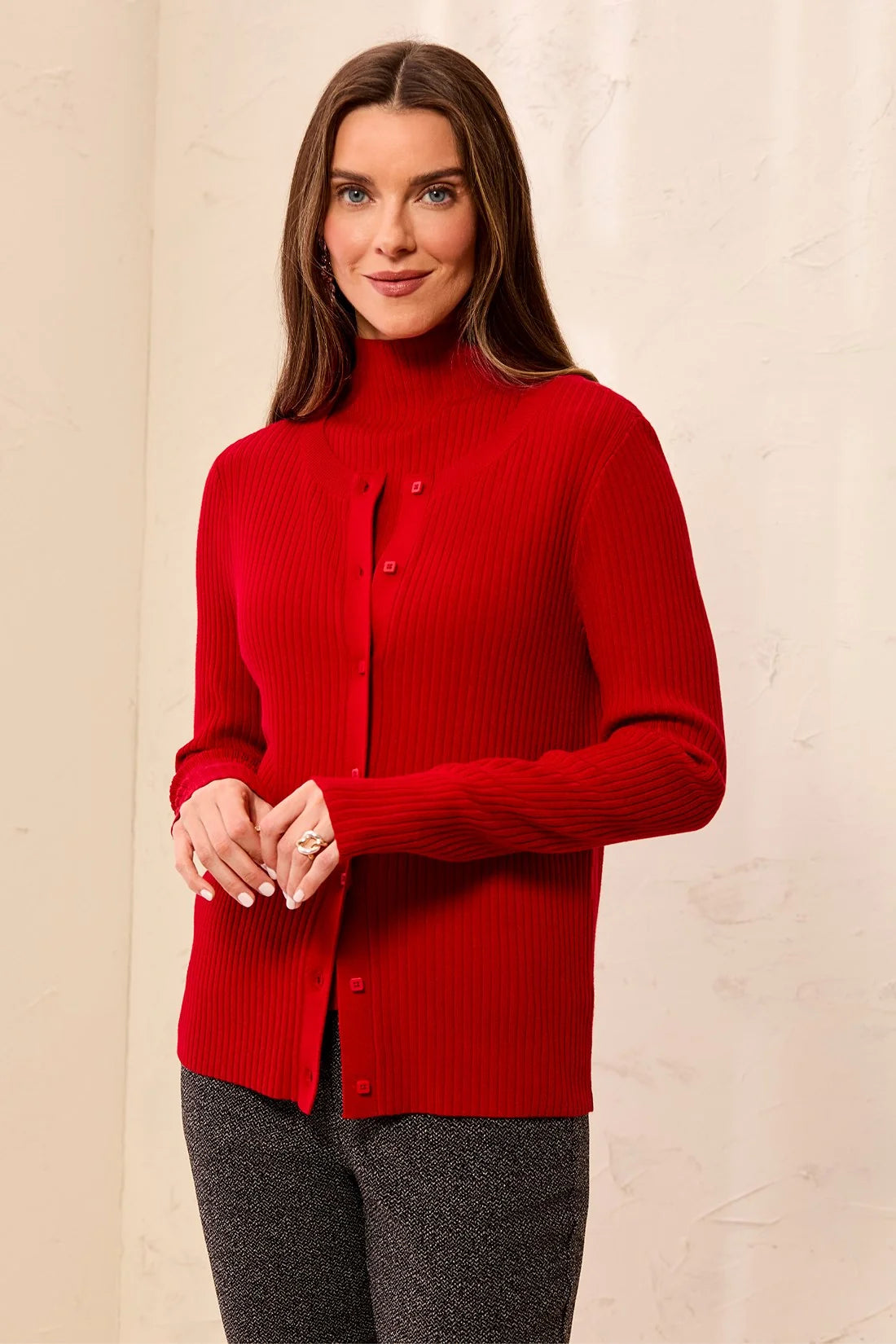 Tribal Classic Cardi - Chili Pepper
